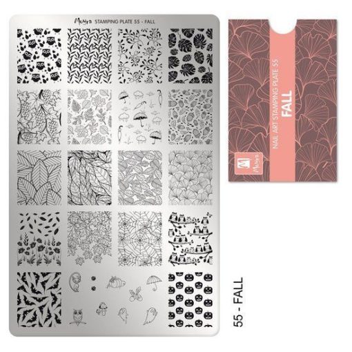 Moyra Stamping Plate 55 Fall - Afbeelding 2