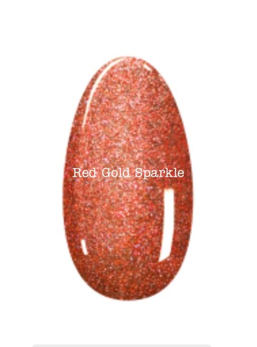 YF Gelpolish Red Gold Sparkle