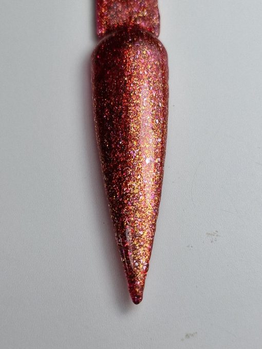 YF Gelpolish Red Gold Sparkle - Afbeelding 2