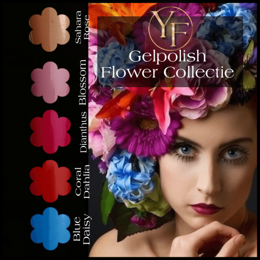YF Gelpolish Blue Daisy - Afbeelding 4