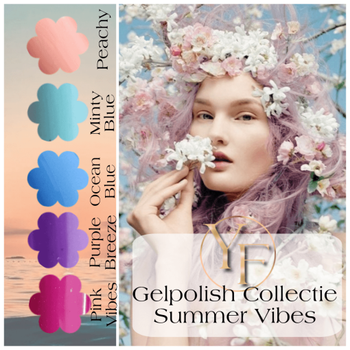 YF Gelpolish Ocean Blue - Afbeelding 3