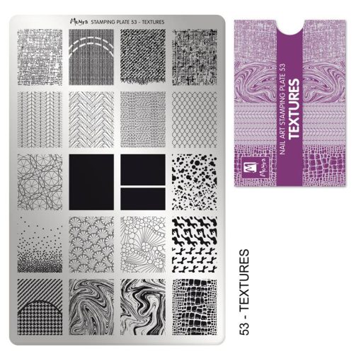 Nailart Moyra Stamping Plate 53 Textures