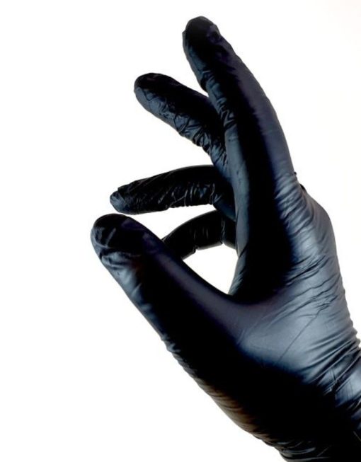 Nitril handschoenen Zwart in 2 Maten