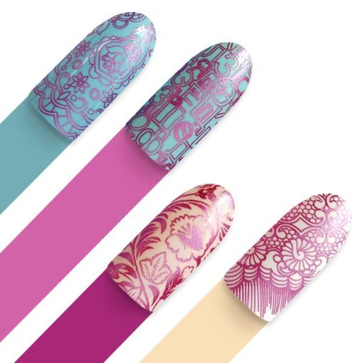 Nailart Moyra Stamping Plate 47 Russian - Afbeelding 2