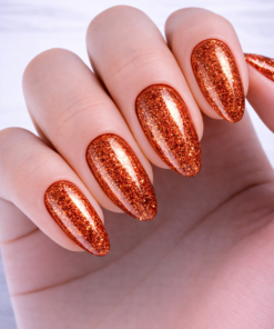 Alternative view of YF Gelpolish Red Gold Sparkle