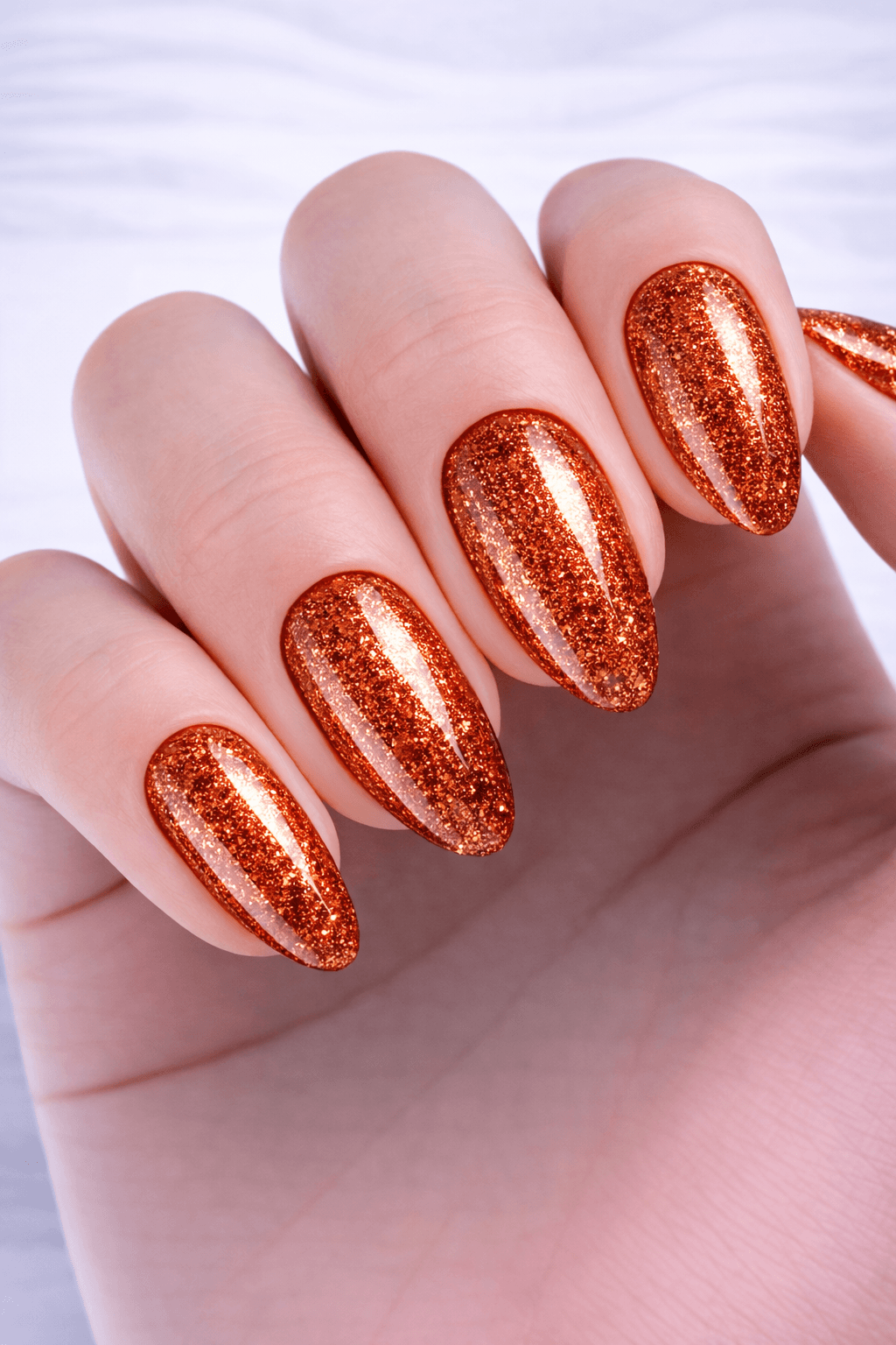 YF Gelpolish Red Gold Sparkle - Afbeelding 2