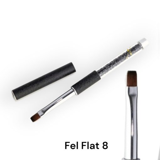 YF Gel penseel Flat 8