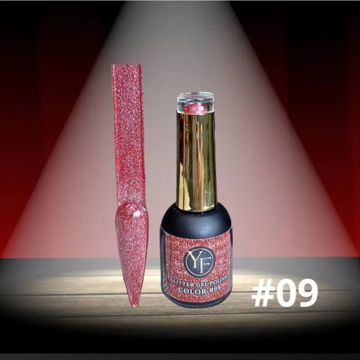 YF Glitter gelpolish #09