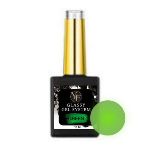 Glassy Gel Green