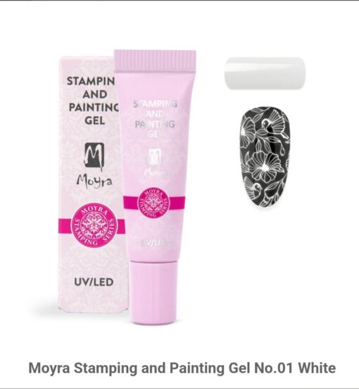 Moyra Stamping and Painting Gel No.01 White
