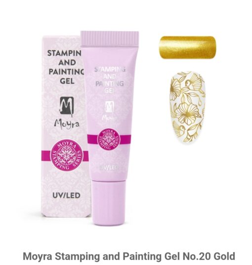 Moyra Stamping and Painting Gel No.20 Gold