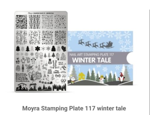 Moyra Stamping Plate 117 winter tale