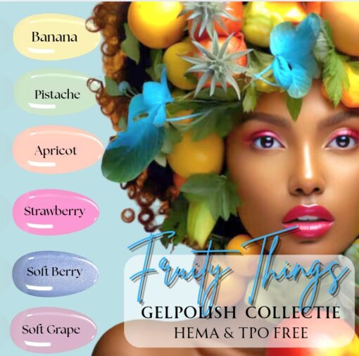 YF Gelpolish Strawberry - Afbeelding 2