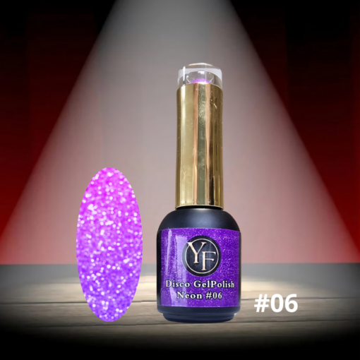 Disco Neon Glitter Gelpolish NR 06