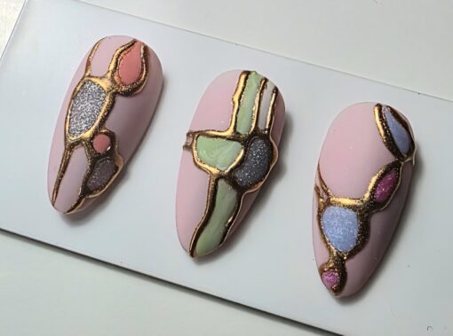 Quick Class 3D chrome Nail Art - Afbeelding 2