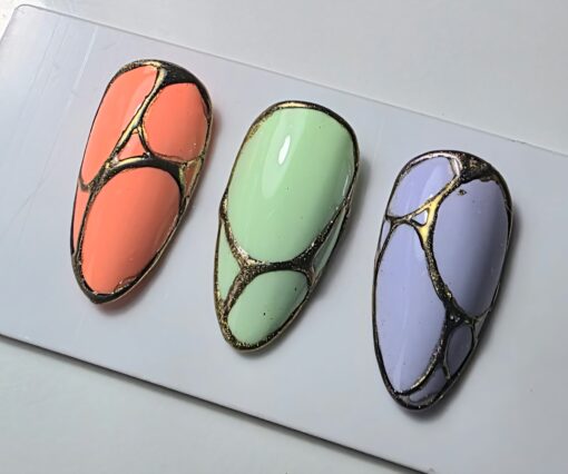 Quick Class 3D chrome Nail Art - Afbeelding 4