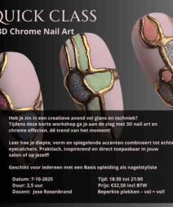 Quick Class 3D chrome Nail Art