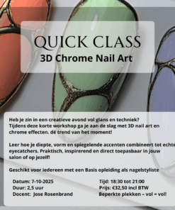 Quick Class 3D chrome Nail Art