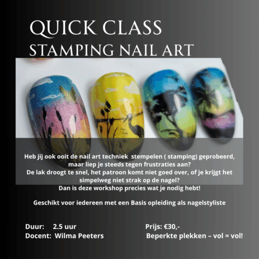 Quick Class Stamping Nail Art 6-11-25