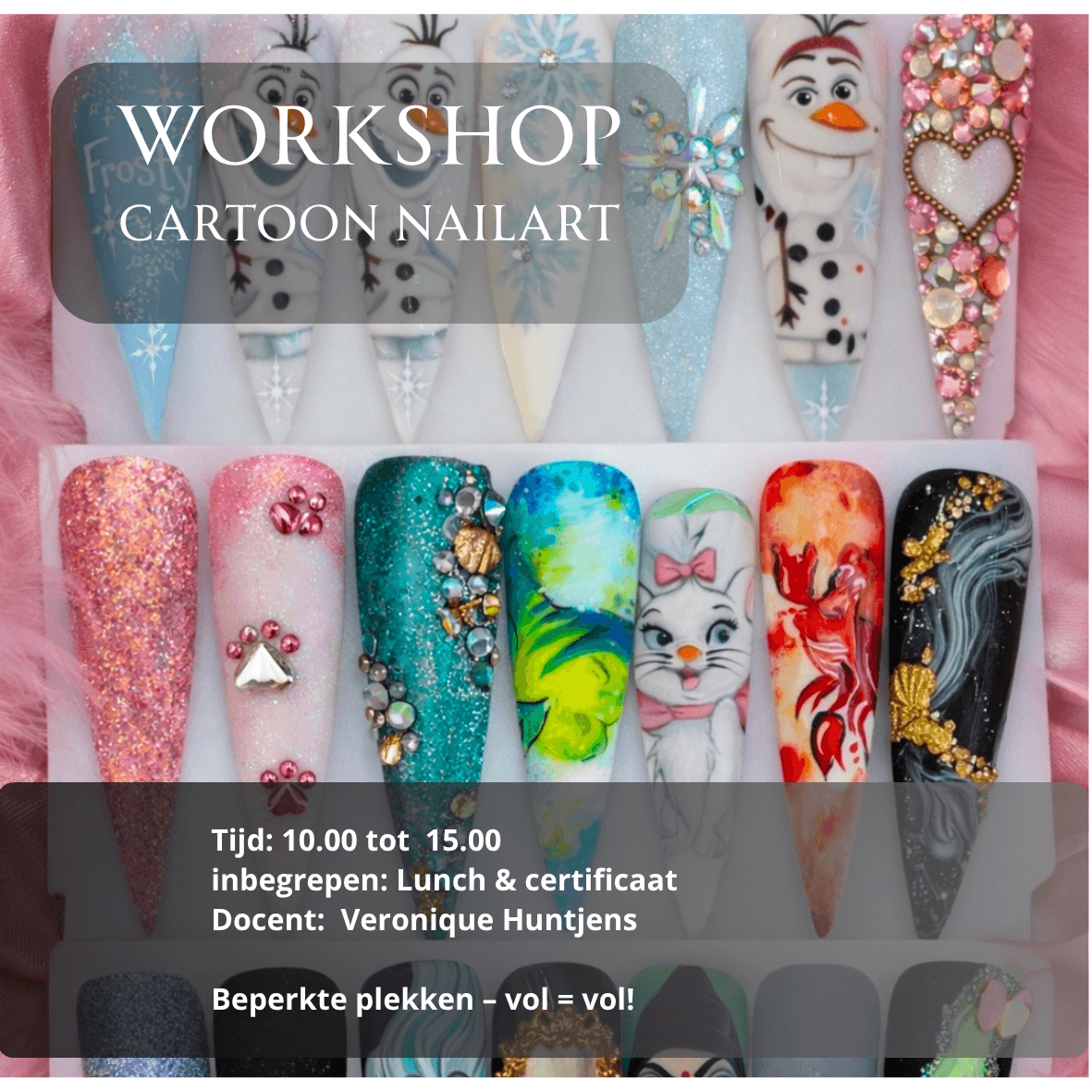 Workshop Cartoon Nailart