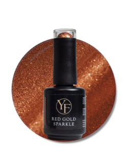 YF Gelpolish Red Gold Sparkle