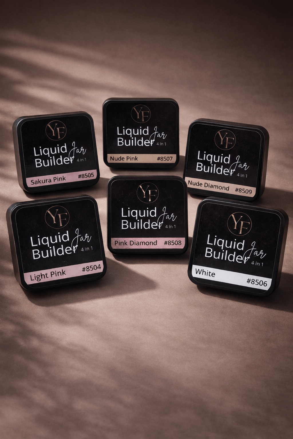 YF Liquid Builder Jar Nude Pink - Afbeelding 3