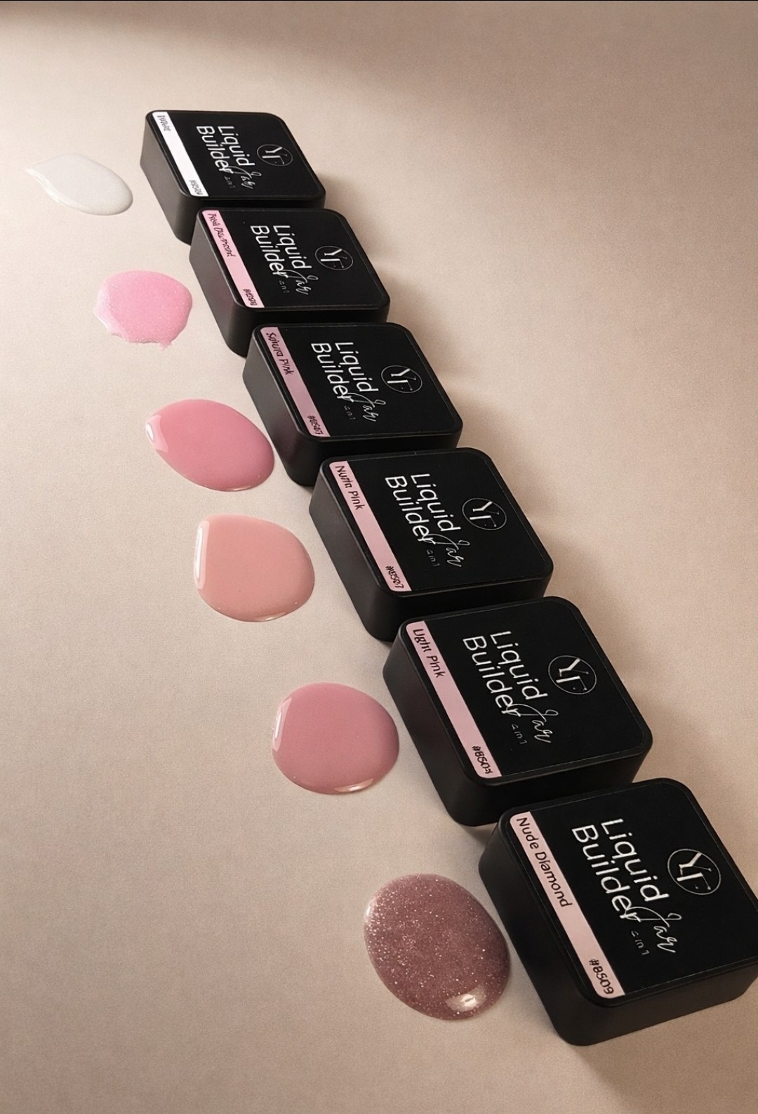 YF liquid builder Jar Light Pink - Afbeelding 4