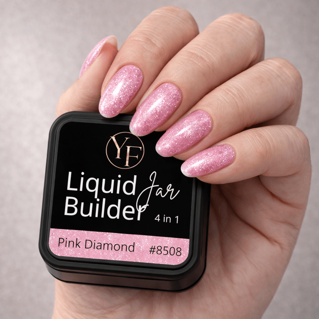 YF Liquid Builder Jar Pink Diamond - Afbeelding 2