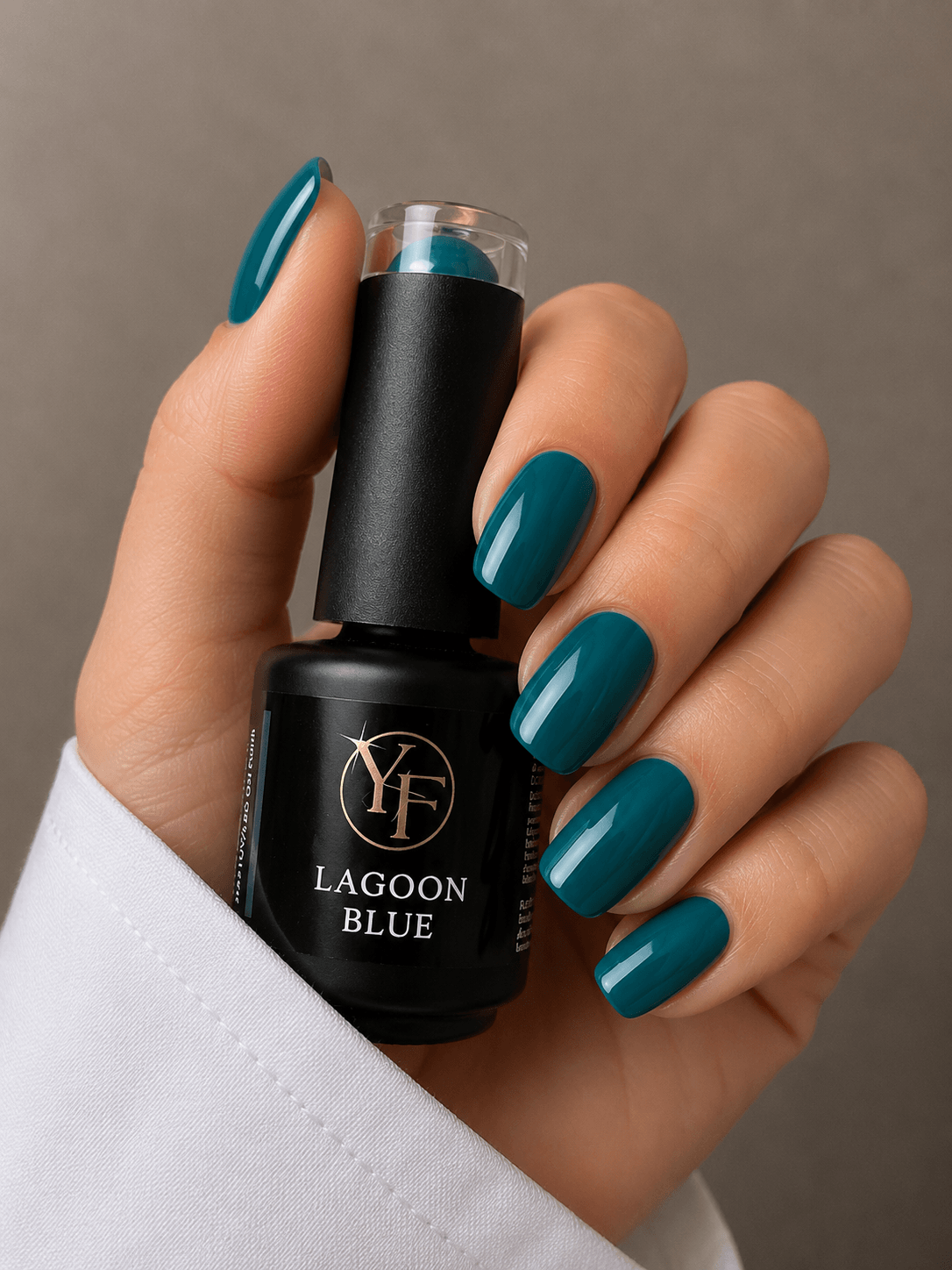 YF Gelpolish Lagoon Blue - Afbeelding 2