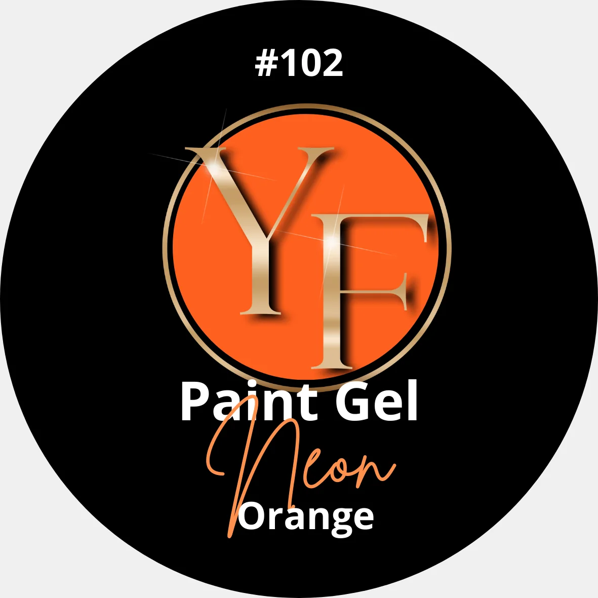 YF Paint Gel Neon Orange