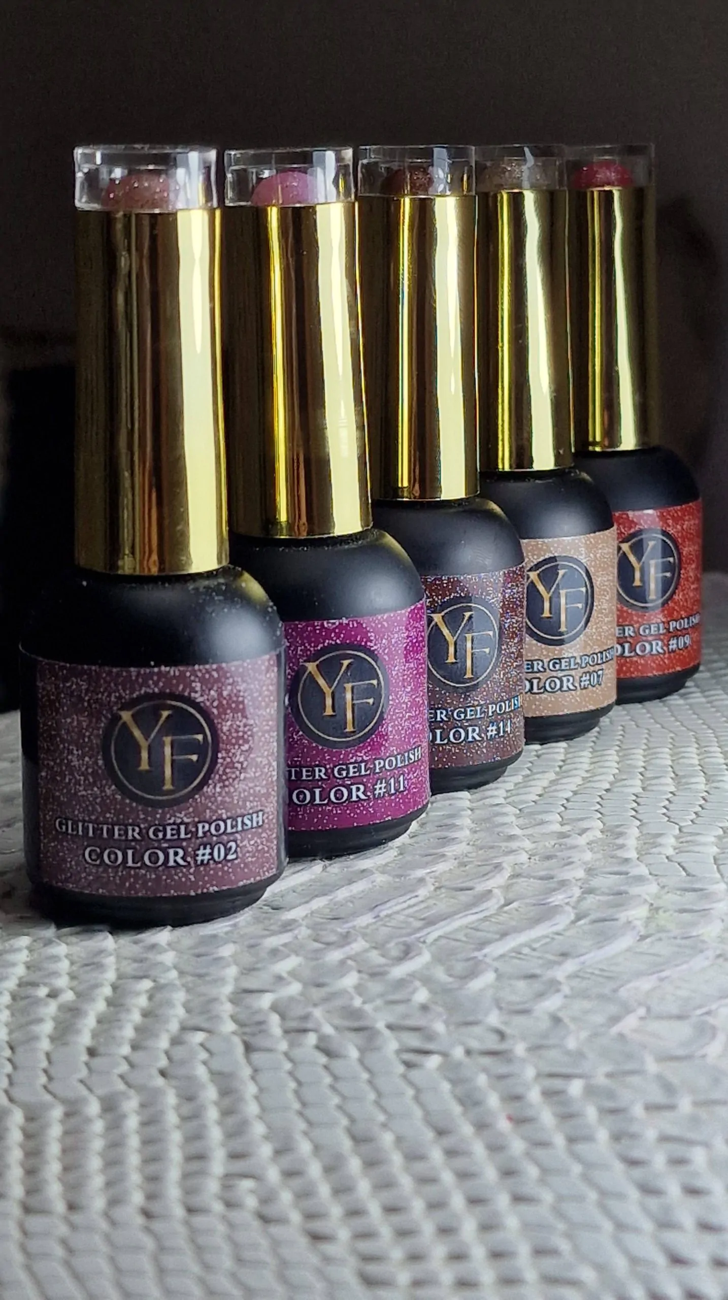 YF Glitter Gelpolish #02 - Afbeelding 3