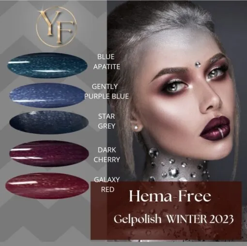 YF Gelpolish Gently Purple Blue - Afbeelding 2