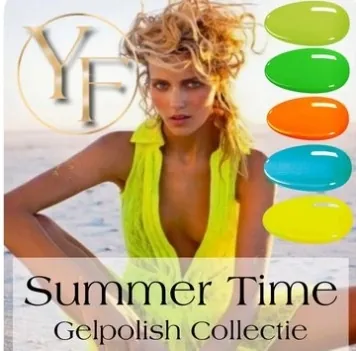 YF Gelpolish Neon Yellow - Afbeelding 2