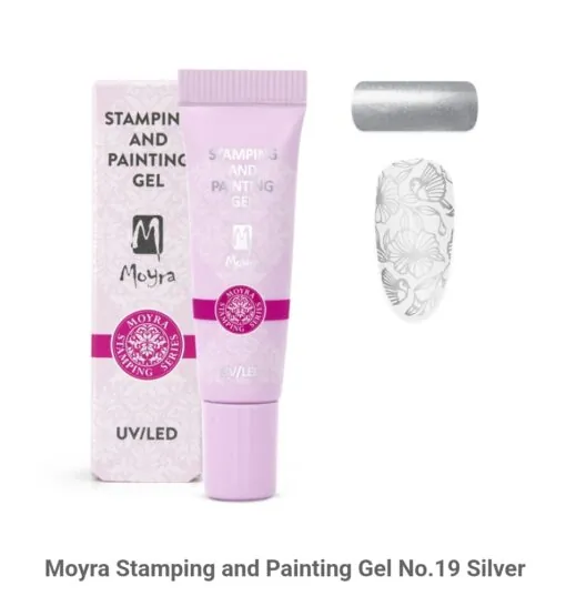 Moyra Stamping and Painting Gel No.19 Silver